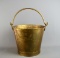 Old Brass Bucket with Handle