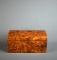 Handsome Silvestri Dome Box with Burl Finish