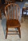 Antique Bent Wood Bow Back Chair