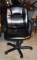 Black Bonded Leather Work Chair