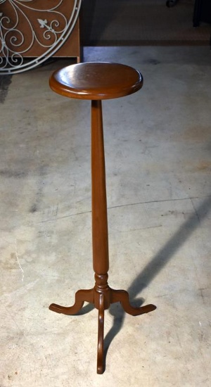 Mahogany Plant Stand, Tripod Legs