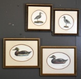 Set of 4 Robert W. Hilty (Ohio, 1932-2010) Bird Art Prints, Signed Bottom Right