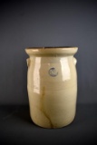 Old Three Gallon Stoneware Churn, 13