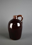 Brown Pottery Jug, 1988 Arden, NC