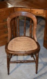 Vintage Caned Seat Bow Back Chair (Authentic Ford Museum Reproduction)