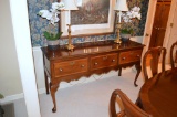 American Masterpiece Collection by Hickory Furniture Queen Anne Style Mahogany Sideboard