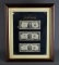 Framed Historic Currency of the US