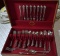 Set of Oneida Stainless Flatware & Storage Case