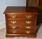 Vintage Cherry Four Drawer Side Table