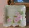 Vintage Hand Painted & Signed Floral Dish