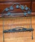 Pretty Metal Magazine Rack, Ivy Motif