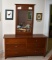 Contemporary Kincaid Craftsman Dresser w/ Mirror