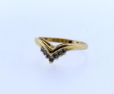 Stylecrest 14K Yellow Gold & Diamonds Ring, Size 7.75