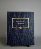 Complete Mint Set of 50 Statehood Quarters in Whitman Collector's Book 1999-2008