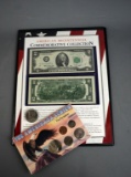 Collection of U.S. Bicentennial Currency and Coins & American Series “The Presidents”