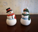 Winter Snowmen Salt & Pepper Shakers