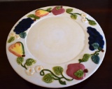 Fruit Motif Ceramic Cake Plate