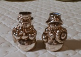 Reed & Barton Silver Plated Snowmen Salt & Pepper Shakers