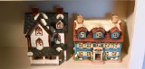 Lefton Collectible House and Another Collectible House / Music Box