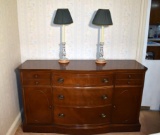 Handsome Vintage Mahogany Sideboard Buffet (Lots 2 and 3 Match)