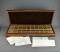 Franklin Mint 1973 Set of Fifty Bankmarked Sterling Silver Ingots w/ Display Frame & Box