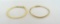 Pair of 14K Yellow Gold 7” Bracelets, 2.2 dwt