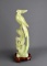 Jade Carved Bird on Base