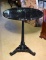Black Marble Top Iron Base Round Side Table