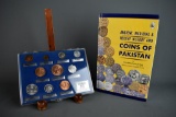Collection of World Coins As Shown and Book: Coins of Pakistan (Signed by Author)