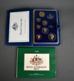 Royal Australian Mint 1985 Coin Proof Set & Mint Set