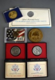 Lot of Collectible Medals & An Uncirculated  2005-D Sacagawea Dollar