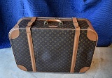 From an Estate, Labelled as Louis Vuitton, Medium Suitcase, Monogrammed (Heat Stamped on Leather Str