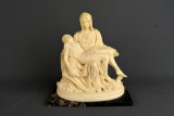 Vintage Italian Reproduction of “Pieta” By G. Ruggeri, Marble Base