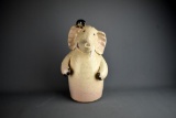 Little Mountain Pottery Stoneware Elephant Bank