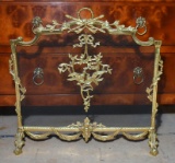 Elegant Brass Firescreen