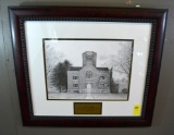 Framed Presentation Print “Limestone College” (40/10,000) Signed Lei