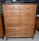 Handsome Vintage Cherry Six Drawer Chest by Spainhour