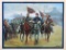 Mort Kunstler Civil War Print & CSA 1862 $5 Note, Framed