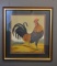 Rooster Framed Decorative Art Print