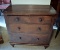 Antique Early 19th Century Sheraton Chest, 3 Drawers