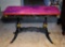 Console Table with Purple Painted Top