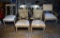 Lot of 6 Wooden Frame Chairs