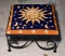 Cute Celestial Embroidery Top Footstool