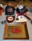 Lot of USC Fan Items: Caps, Record, Plaques, Coaster, Medal, Letter Opener, Pin