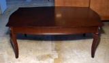 Bombay Co. Mahogany Coffee Table w/ Two Side Drawers