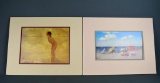 Lot of Two Met Museum of Art Prints: Chabas “September Morn” & Chase “At The Seaside”