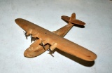 Vintage Hand Made Bomber Aircraft Toy