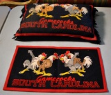 Two Vintage SC Gamecock Pennants by Chicago Pennant Co.