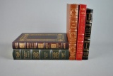 Lot of 5 Leather Bound Signed First Edition Books by Eaton Press