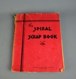 Child's Vintage Spiral Bound Scrap Book of Aeronautics